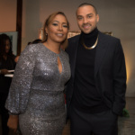 Executive Director Judith Browne Dianis with board member and actor Jesse Williams.