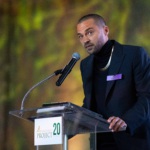 Jesse Williams during his acceptance speech for the Lift Every Voice Award.