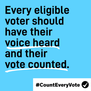 Your voice needs to be heard. 📢 Most importantly, lets give voice to those  who are not able to vote!✍🏼 Take the first step and register…